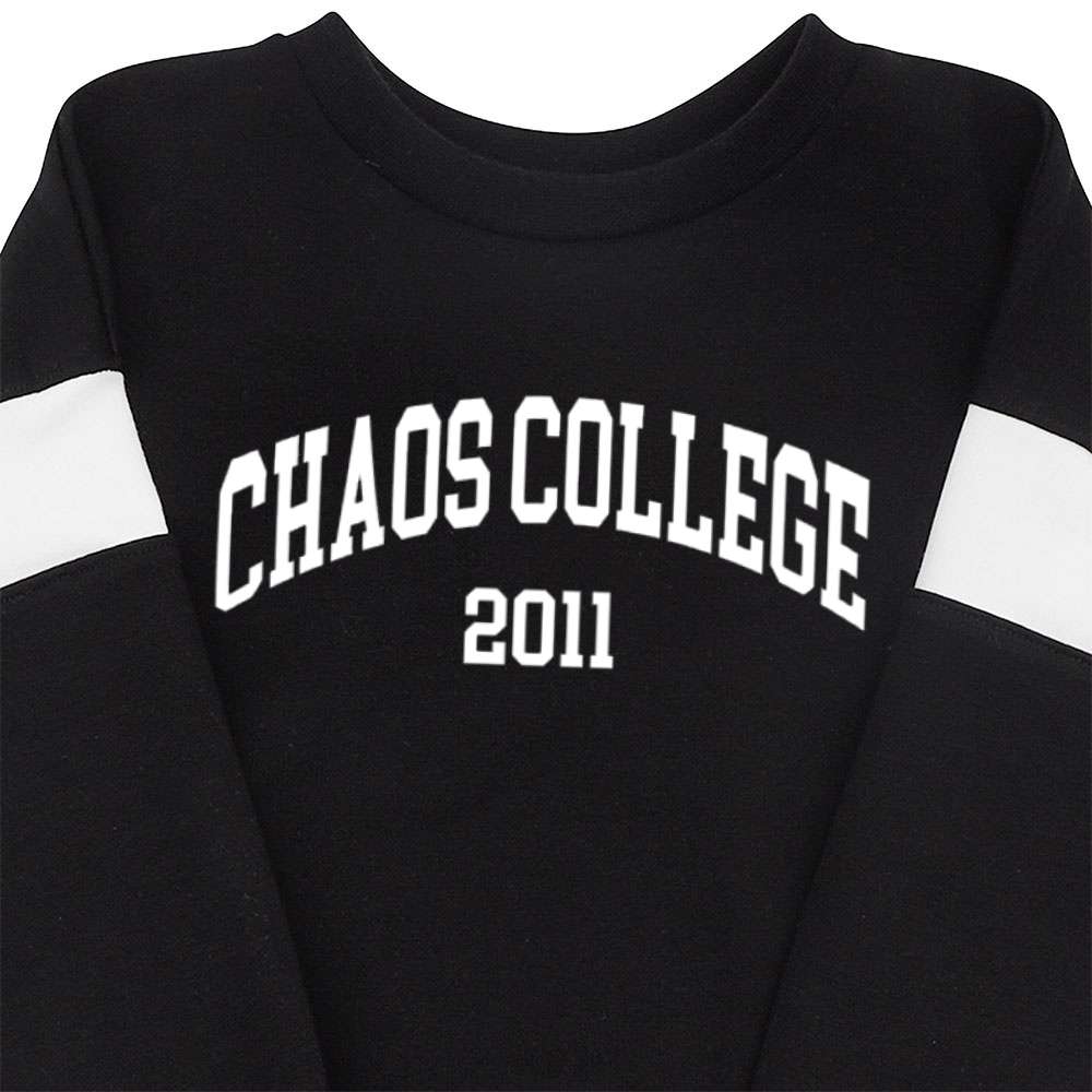 Chaos College Pullover schwarz